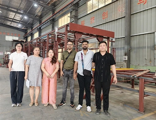 Indian Client Visit For Sponge Production Line